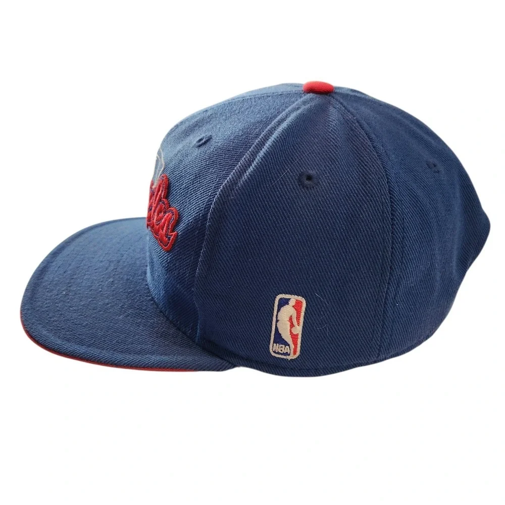 Adidas NBA Los Angeles Clippers Snapback Hat Blue Red LA Logo Cap Mens‎ OSFM